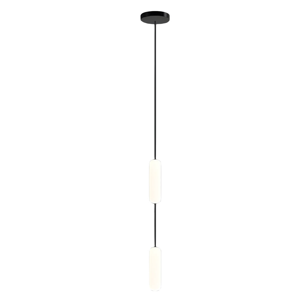 Modern LED Frosted Tube Multi Light Cluster Pendant for Staircase High Ceiling Lighting