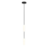 Modern LED Frosted Tube Multi Light Cluster Pendant for Staircase High Ceiling Lighting