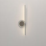 Modern LED Intertwined Ring Wall Sconce Rhythmic Circular Line Lighting Fixture