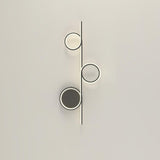 Modern LED Intertwined Ring Wall Sconce Rhythmic Circular Line Lighting Fixture