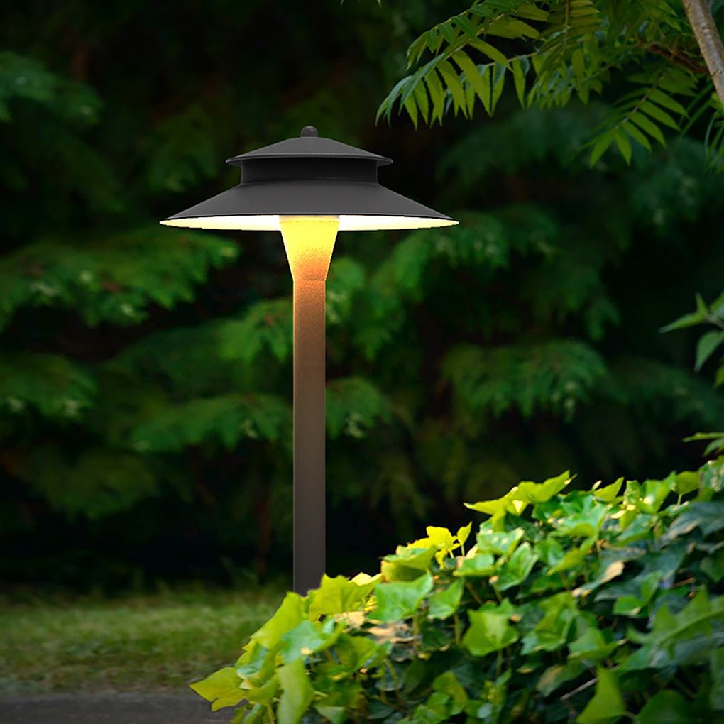 Modern LED Landscape Bollard Light Waterproof Outdoor Pathway Lamp for Garden Lawn and Villa Driveways
