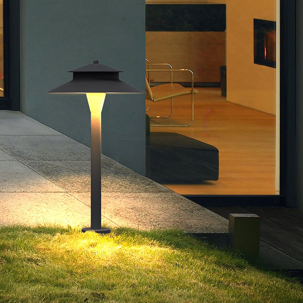 Modern LED Landscape Bollard Light Waterproof Outdoor Pathway Lamp for Garden Lawn and Villa Driveways