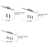 Modern LED Linear Pendant Light with Slender Cylindrical Lamps and Three Step Dimming