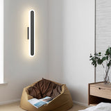 Modern LED Linear Wall Sconce with 3 Step Dimming and Minimalist Long Strip Design for Indoor Lighting