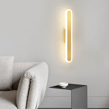 Modern LED Linear Wall Sconce with 3 Step Dimming and Minimalist Long Strip Design for Indoor Lighting