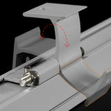Modern LED Linear Wall Washer Outdoor Landscape Uplight with Anti Glare Baffle IP65 Aluminum