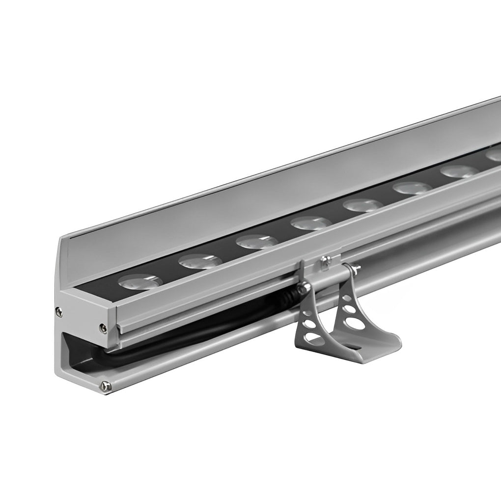 Modern LED Linear Wall Washer Outdoor Landscape Uplight with Anti Glare Baffle IP65 Aluminum