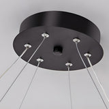 Modern LED Nordic Chandelier with 3 Color Dimming for Elegant Living Room and Bedroom Lighting