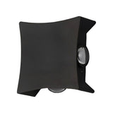 Modern LED Outdoor Facade Wall Light IP65 Waterproof Multidirectional Exterior Sconce in Black
