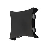 Modern LED Outdoor Facade Wall Light IP65 Waterproof Multidirectional Exterior Sconce in Black