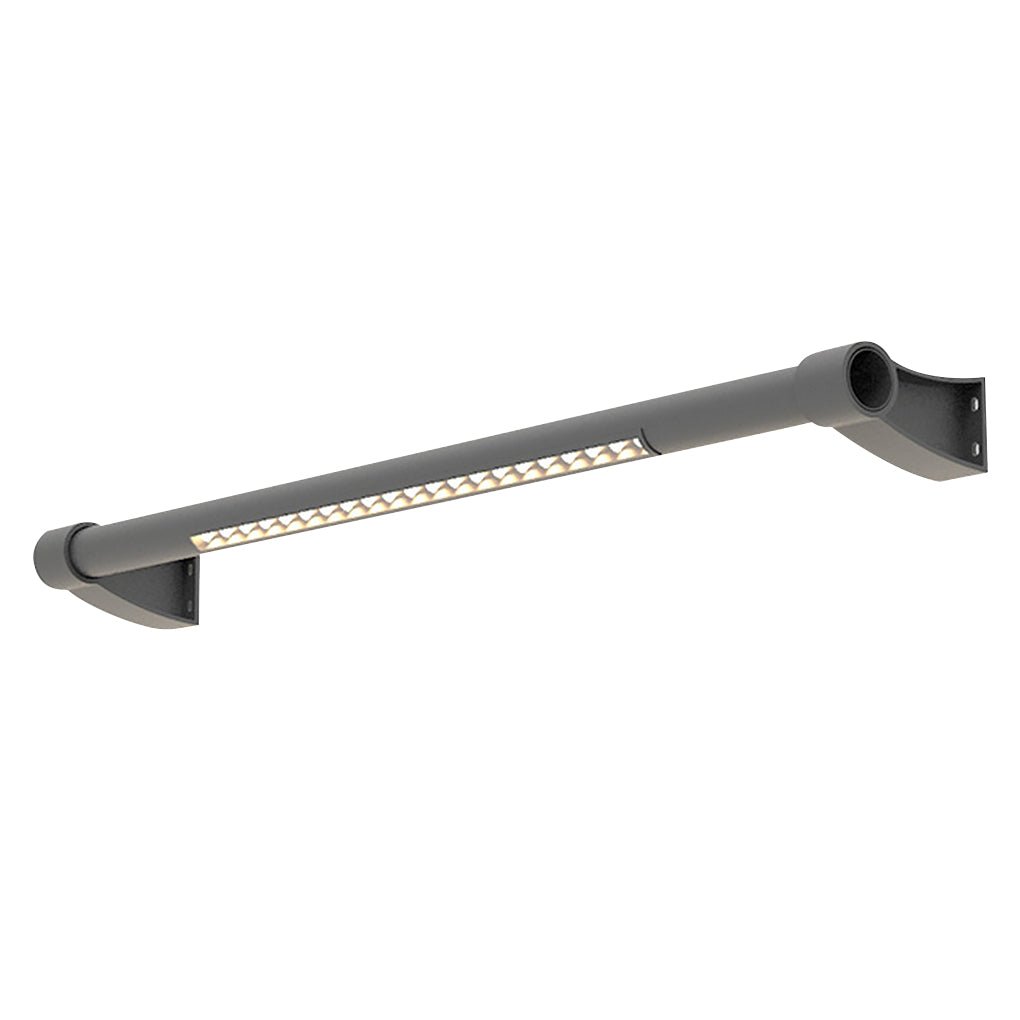 Modern LED Outdoor Guardrail Light Waterproof 2 Meter Fence Aisle Lighting Gray