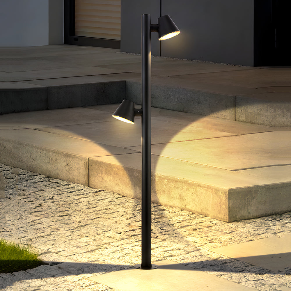 Modern LED Outdoor Landscape Bollard Light for Garden Paths and Lawn Lighting