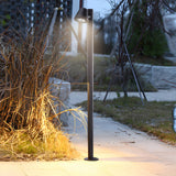 Modern LED Outdoor Landscape Bollard Light for Garden Paths and Lawn Lighting
