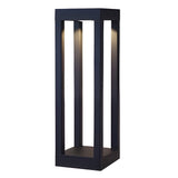Modern LED Outdoor Post Light Waterproof Path Lamp for Garden Patio Landscape Lighting in Black