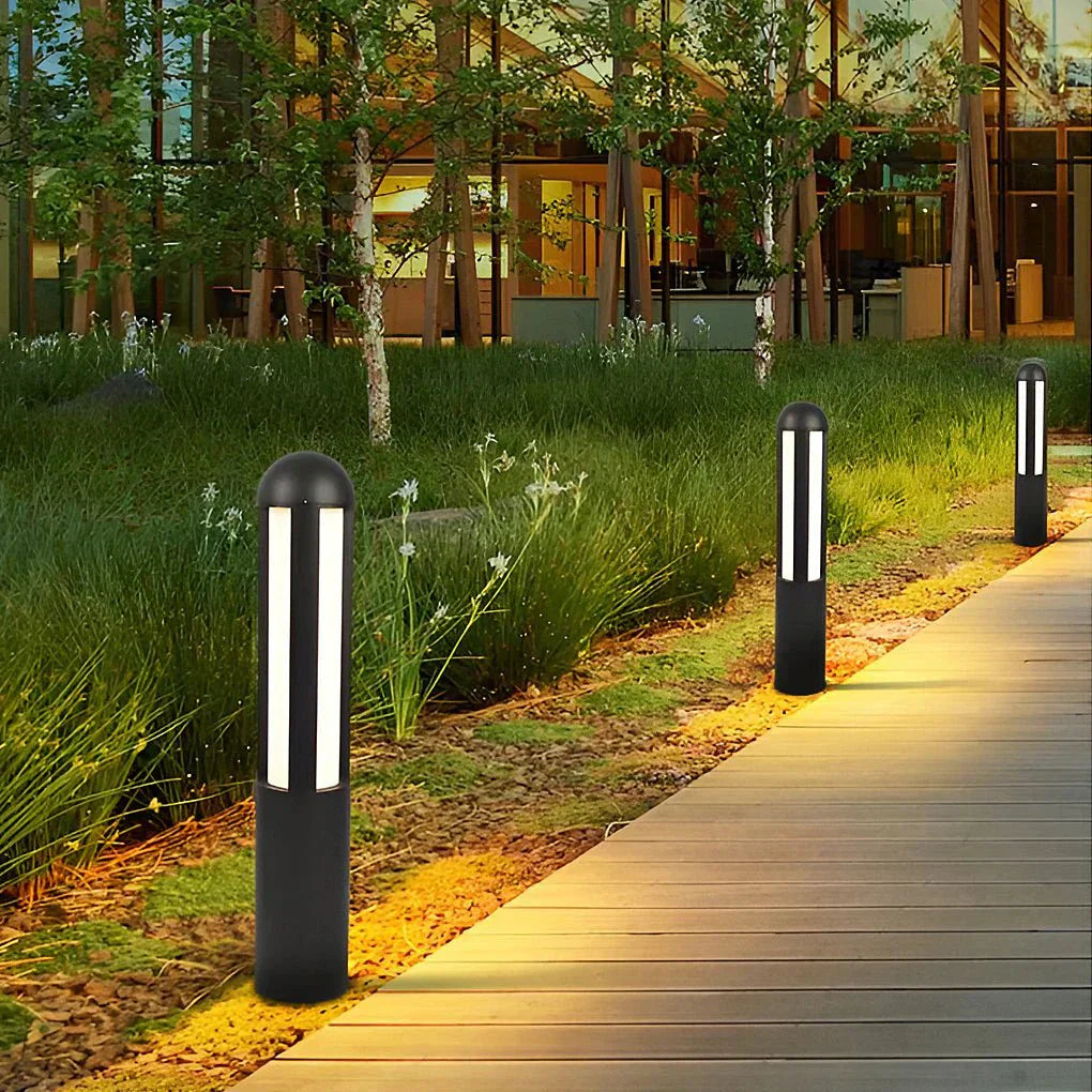 Modern LED Outdoor Post Lights Waterproof Minimalist Garden Pathway Lawn Lamp for Landscape