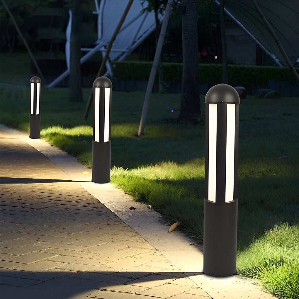 Modern LED Outdoor Post Lights Waterproof Minimalist Garden Pathway Lawn Lamp for Landscape