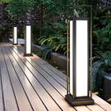 Modern LED Outdoor Post Lights Waterproof Stainless Steel Garden Pathway Deck Lighting Landscape Pillar Lamps