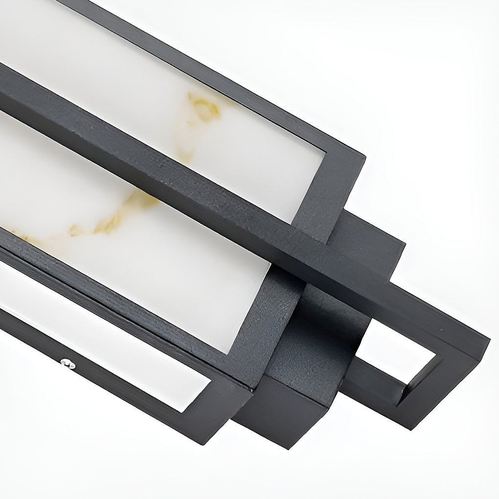 Modern LED Outdoor Wall Light Waterproof Exterior Sconce for Patio Courtyard Stainless Steel