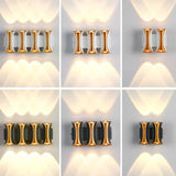 Modern LED Outdoor Wall Sconce Waterproof Up and Down Exterior Lighting for Garden and Villa