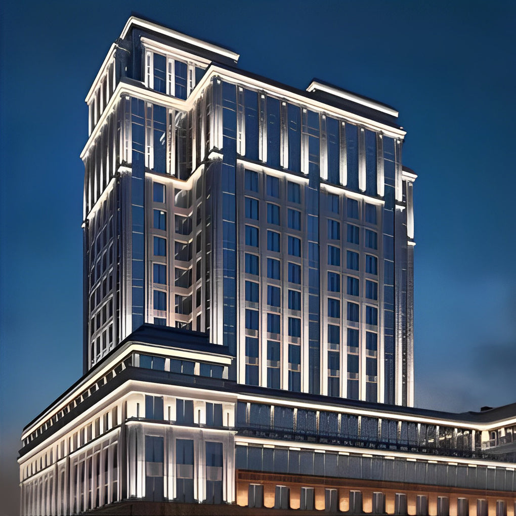 Modern LED Outdoor Wall Spotlight Waterproof IP65 Exterior Architectural Wall Washer Lamp 24W