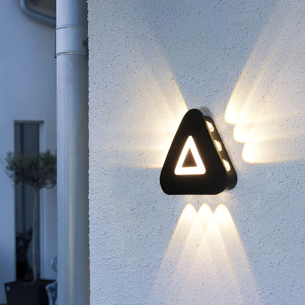 Modern LED Outdoor Wall Washer Sconce Waterproof Exterior Lighting for Villa and Garden