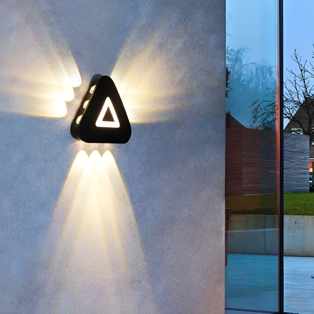 Modern LED Outdoor Wall Washer Sconce Waterproof Exterior Lighting for Villa and Garden