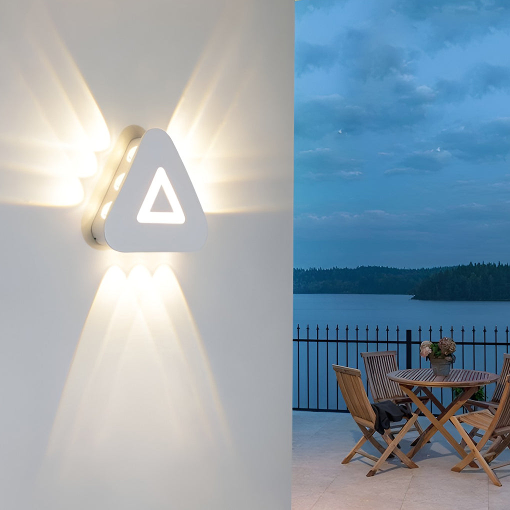 Modern LED Outdoor Wall Washer Sconce Waterproof Exterior Lighting for Villa and Garden