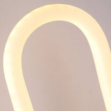 Modern LED Oval Wall Sconce 16 Inch Gold and Black Indoor Accent Lighting for Bedroom and Living Room