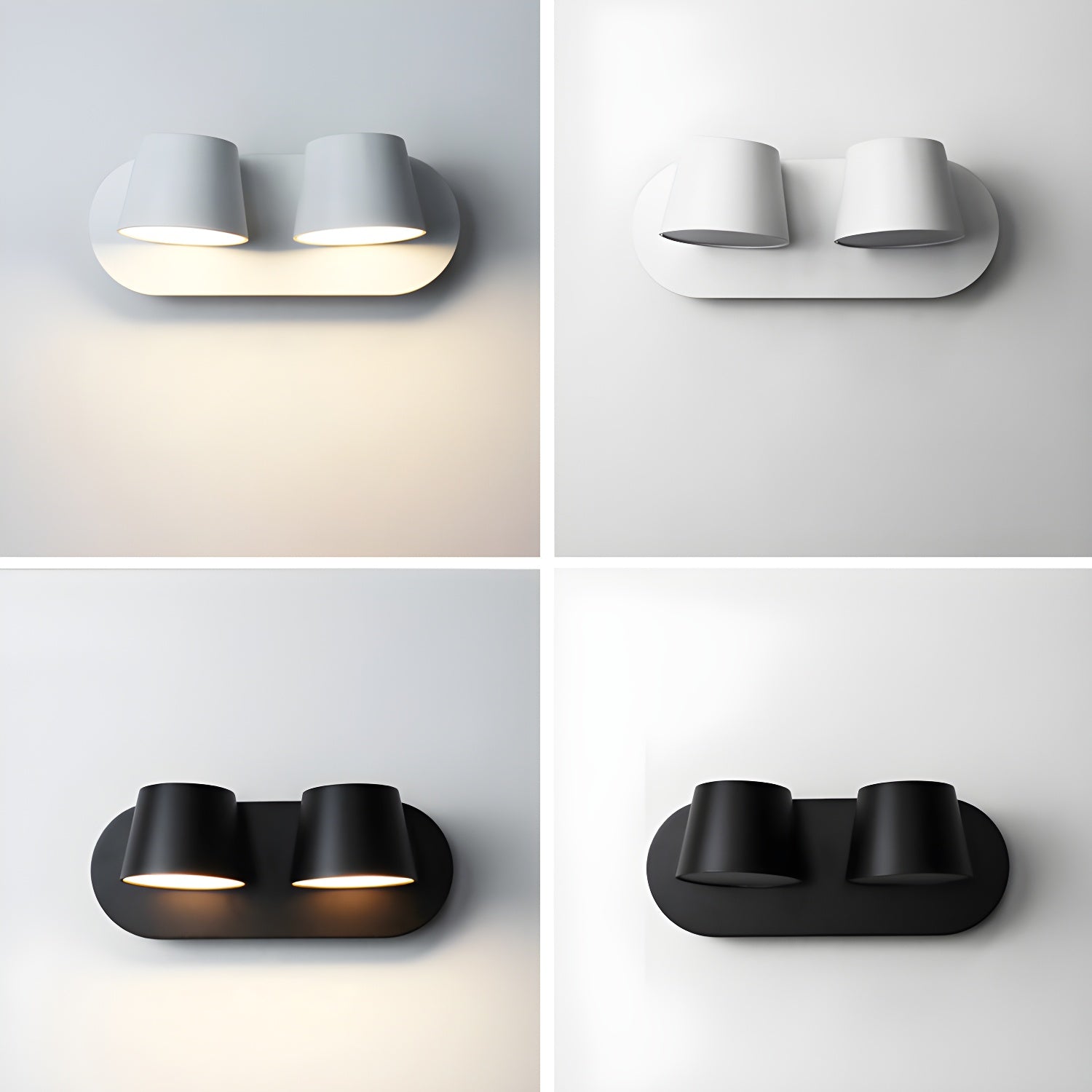 Modern LED Reading Wall Sconce with Rotatable Head and Adjustable Beam Angle