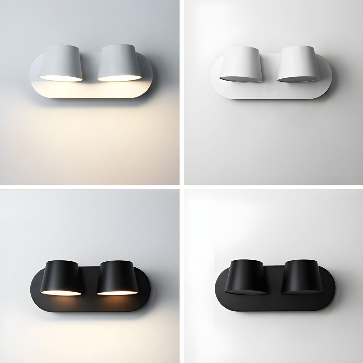 Modern LED Reading Wall Sconce with Rotatable Head and Adjustable Beam Angle