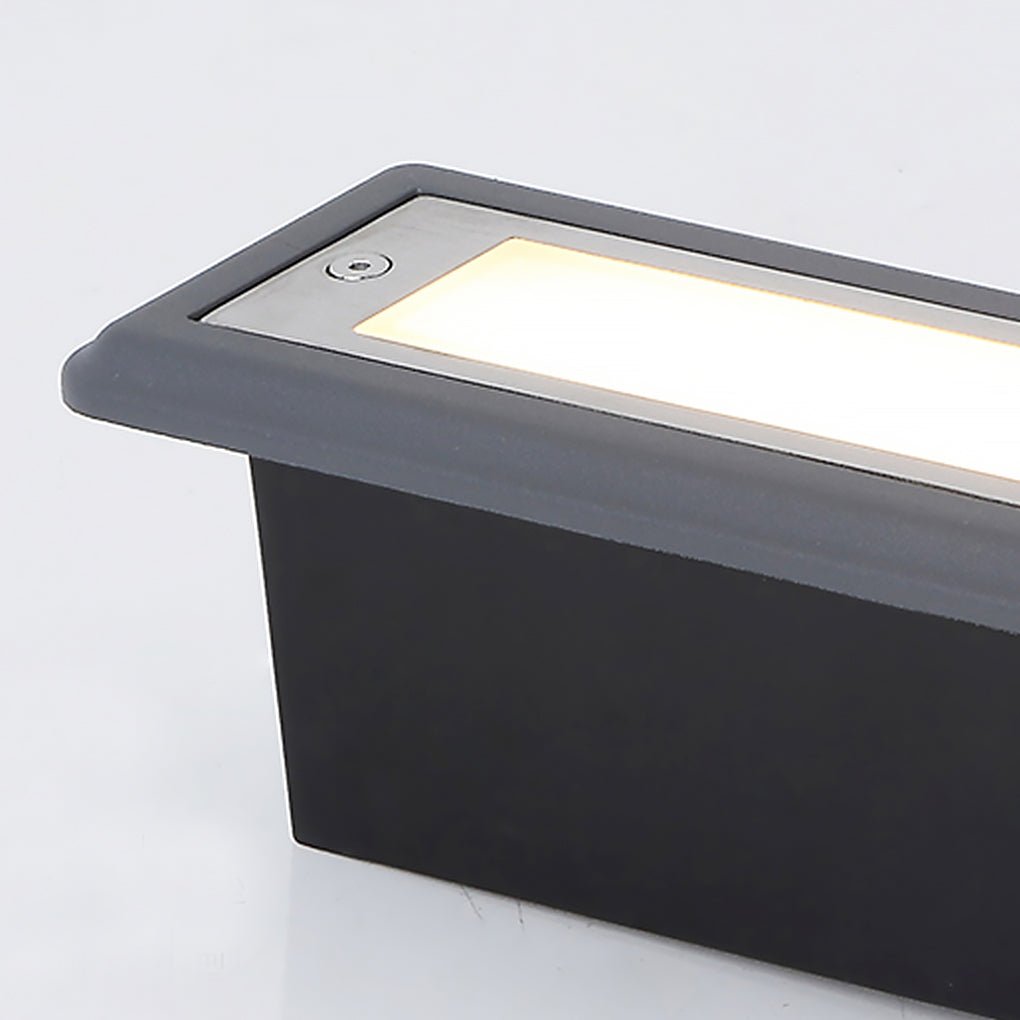 Modern LED Recessed Outdoor Path Lights Waterproof Landscape Step Lighting for Stairs and Decks