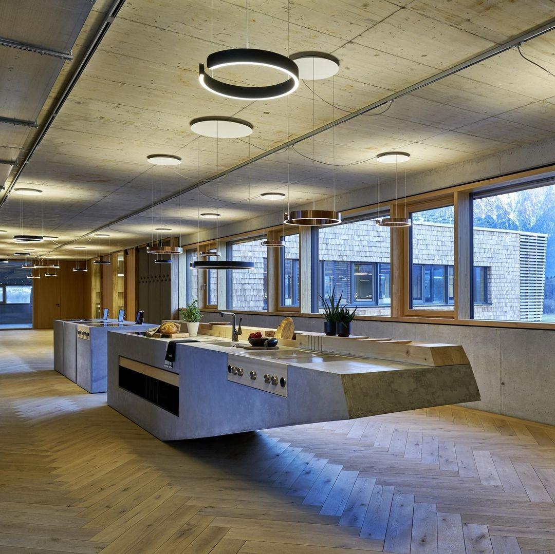 Modern LED Ring Pendant Light Circular Minimalist Chandelier for Living Room and Bedroom