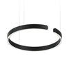 Modern LED Ring Pendant Light Circular Minimalist Chandelier for Living Room and Bedroom