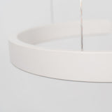 Modern LED Ring Pendant Light Circular Minimalist Chandelier for Living Room and Bedroom
