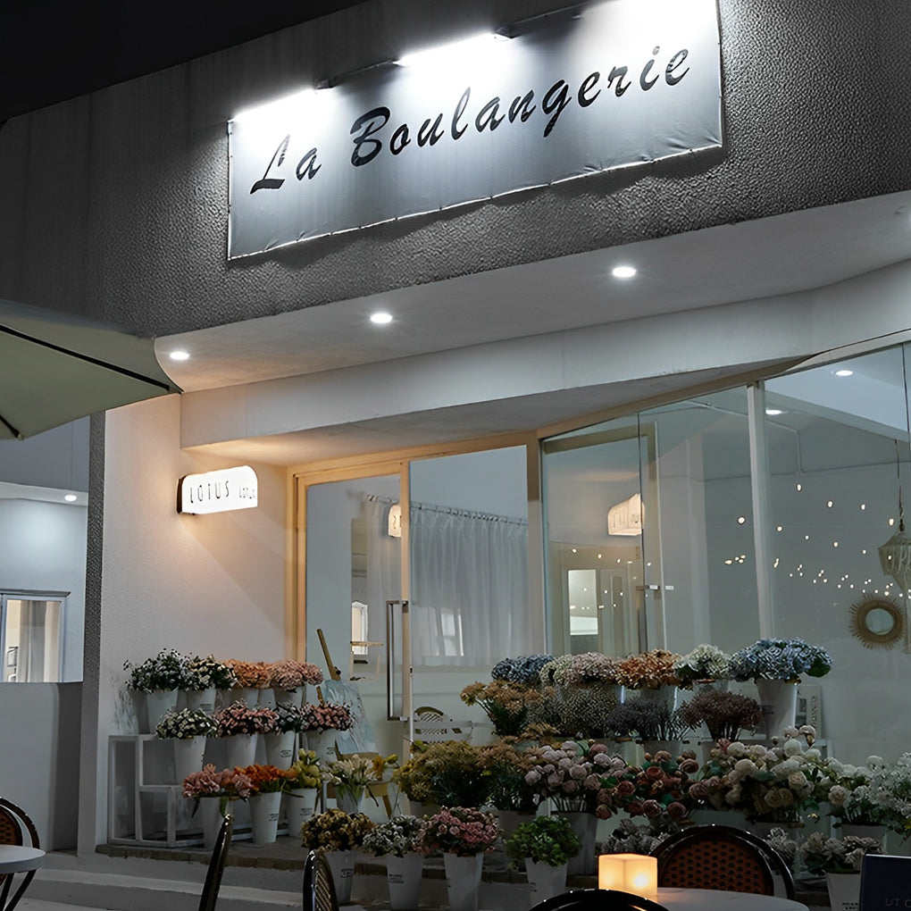 Modern LED Solar Wall Light for Outdoor Signage and Garden Waterproof Adjustable Aluminum Sconce