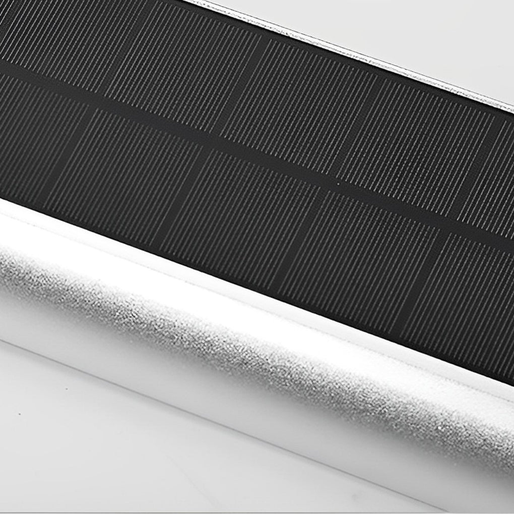 Modern LED Solar Wall Light for Outdoor Signage and Garden Waterproof Adjustable Aluminum Sconce