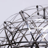 Modern LED Spark Ball Pendant Light Starry Night Fireworks Stainless Steel Chandelier