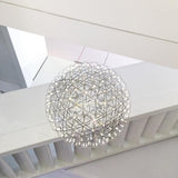 Modern LED Spark Ball Pendant Light Starry Night Fireworks Stainless Steel Chandelier