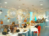 Modern LED Spark Ball Pendant Light Starry Night Fireworks Stainless Steel Chandelier