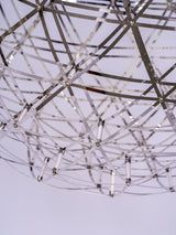 Modern LED Spark Ball Pendant Light Starry Night Fireworks Stainless Steel Chandelier