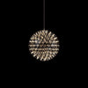 Modern LED Spark Ball Pendant Light Starry Night Fireworks Stainless Steel Chandelier