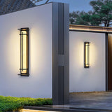Modern LED Square Outdoor Wall Sconce IP65 Waterproof Exterior Light for Garden Path