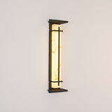 Modern LED Square Outdoor Wall Sconce IP65 Waterproof Exterior Light for Garden Path