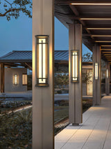 Modern LED Square Outdoor Wall Sconce IP65 Waterproof Exterior Light for Garden Path