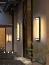 Modern LED Square Outdoor Wall Sconce IP65 Waterproof Exterior Light for Garden Path