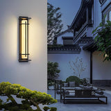 Modern LED Square Outdoor Wall Sconce IP65 Waterproof Exterior Light for Garden Path