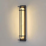 Modern LED Square Outdoor Wall Sconce IP65 Waterproof Exterior Light for Garden Path