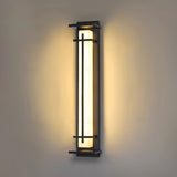 Modern LED Square Outdoor Wall Sconce IP65 Waterproof Exterior Light for Garden Path