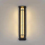 Modern LED Square Outdoor Wall Sconce IP65 Waterproof Exterior Light for Garden Path