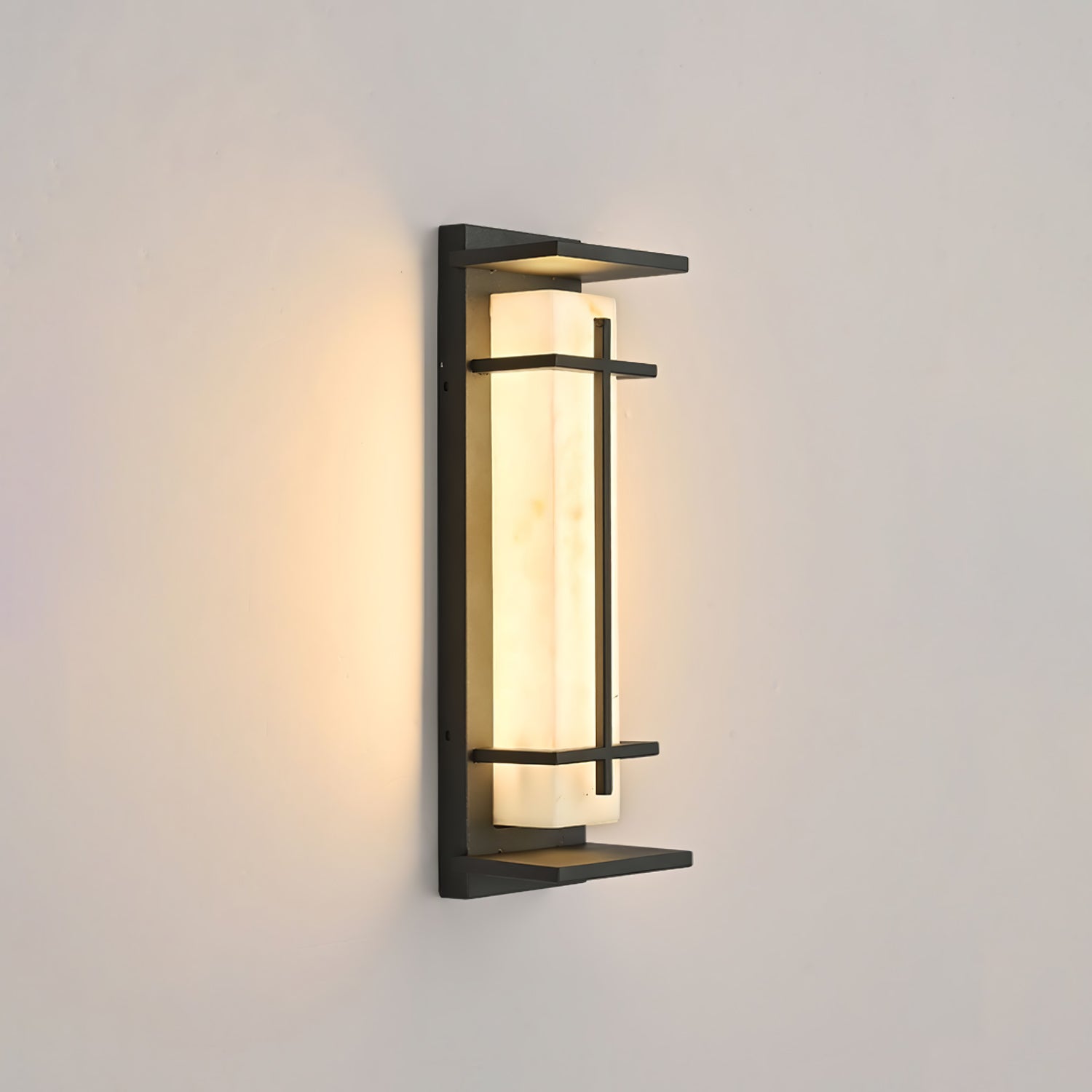 Modern LED Square Outdoor Wall Sconce IP65 Waterproof Exterior Light for Garden Path